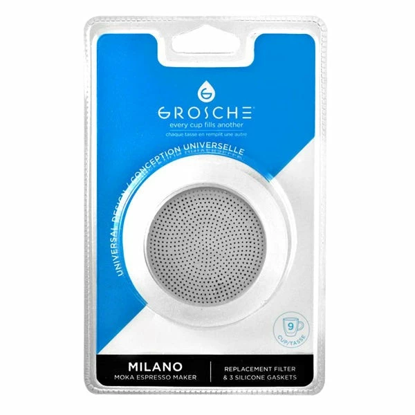 GROSCHE Stovetop Espresso Silicone Seals And Filter 3 GROSCHE Stovetop Espresso Silicone Seals And Filter - Image 3