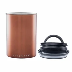 Airscape Classic Copper -Hario Sales Store Airscape Classic Medium Brushed Copper Airtight Canister 600x600 dbe579ef 428b 46aa 9c5c d1c2b9af762d