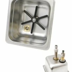Espresso Parts Milk Jug Rinser, In Bench, Square