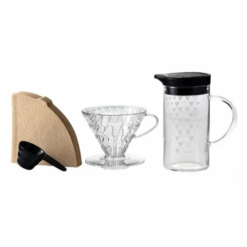 Hario V60 Dripper & Thermocolor Server Set 7 Hario V60 Dripper & Thermocolor Server Set -Hario Sales Store Hario V60 Dripper Thermocolour Server Set