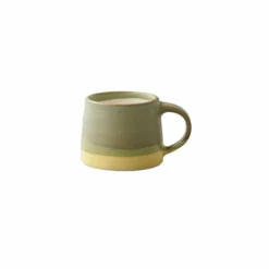 Kinto Handcrafted Porcelain Mug 110ml 6 Kinto Handcrafted Porcelain Mug 110ml -Hario Sales Store Kinto Handcrafted Porcelin Mug 110ml Yellow Green