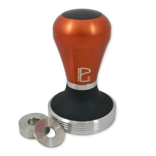Pullman Coffee Tamper, Barista Flat 58mm Tiger Orange 1 Pullman Coffee Tamper, Barista Flat 58mm Tiger Orange