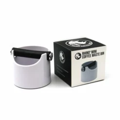 Rhino Mini Waste Bin -Hario Sales Store Rhino White Mini Coffee Waste Bin