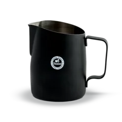 TiAmo Ti Amo Tapered Milk Jug 450ml -Hario Sales Store Tiamo Tapered Milk Jug 450ml Black